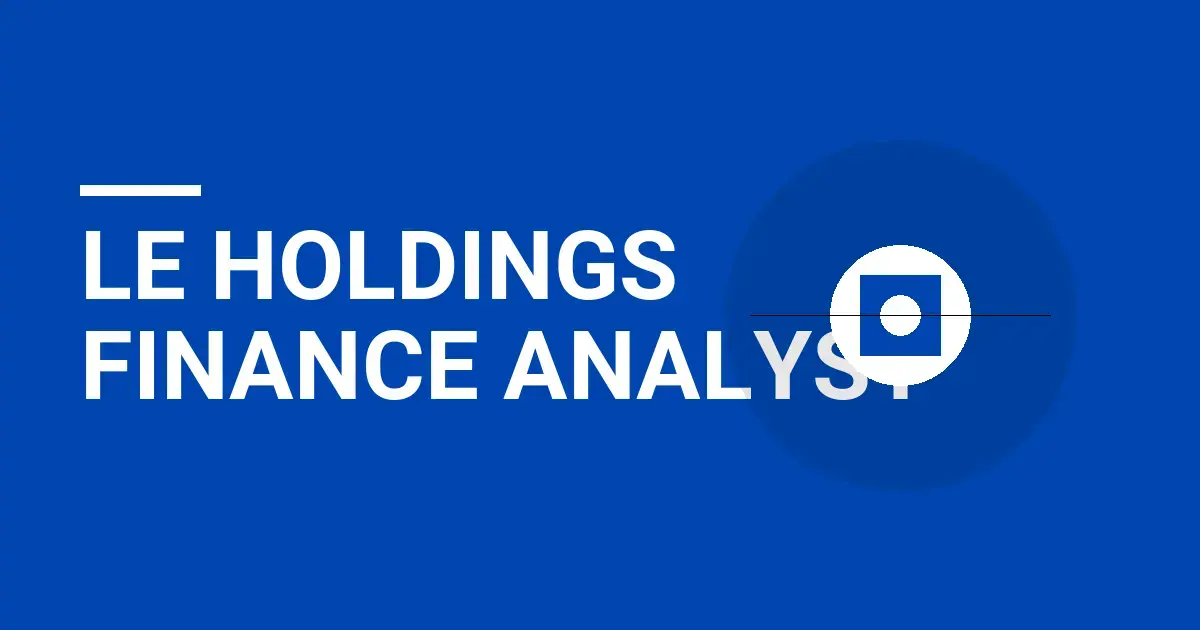 Le Holdings Finance Analyst