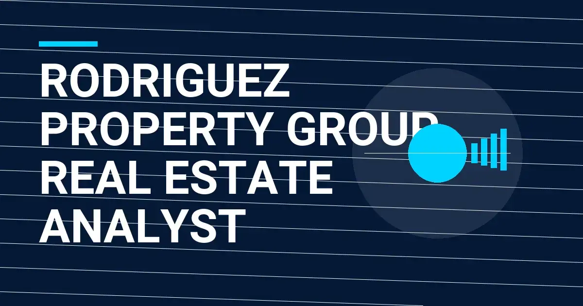 Rodriguez Property Group Real Estate Analyst