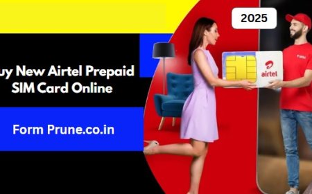 Buy New Airtel Prepaid SIM Card Online form Prune.co.in