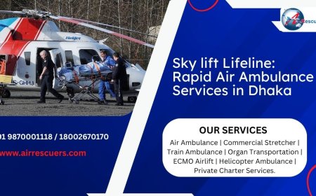 Sky lift Lifeline: Rapid Air Ambulance Services in Dhaka